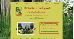 Desktop Screenshot of michellesbackyard.com